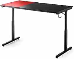 Amazon | サンワダイレクト ゲーミングデスク 幅120×奥行60cm 高